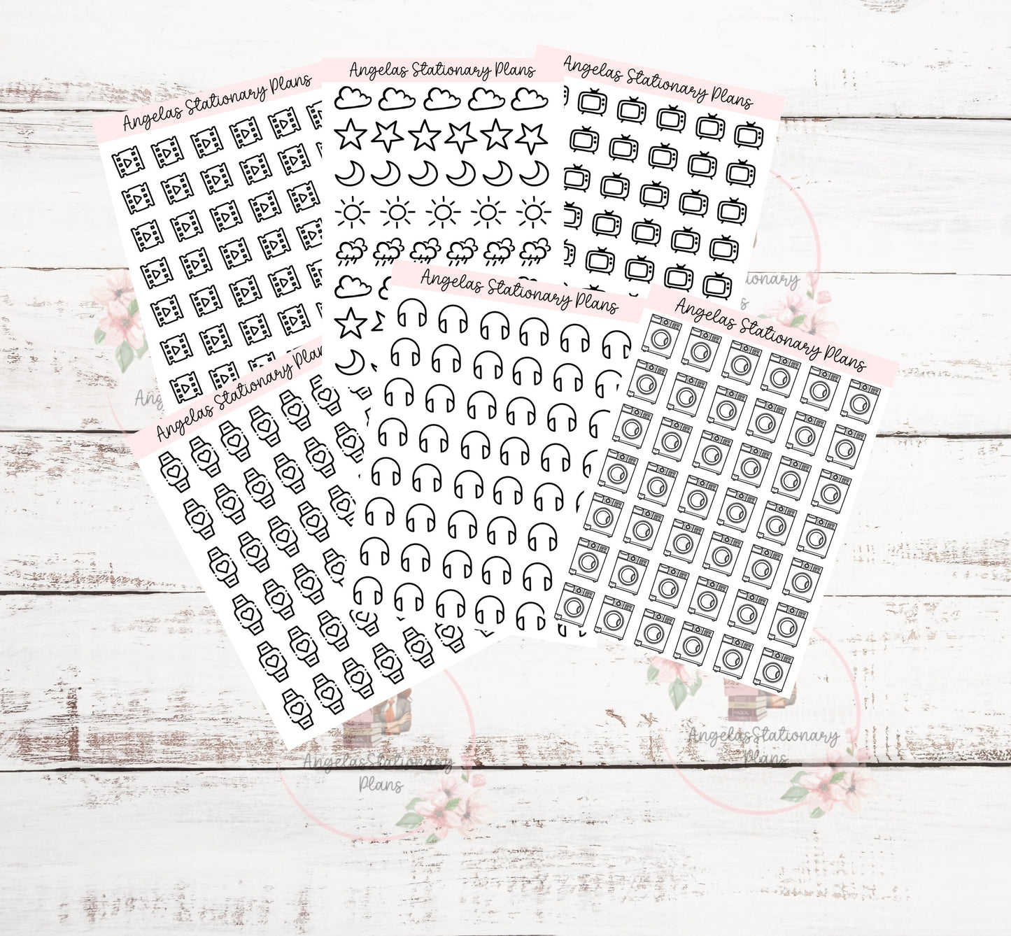 Audio Book Tracker Stickers,Audiobook listening Tracking Stickers ,Reading Planner Journals,Bujo, Scrapbooks, Calendars, 2.4,4x6,5x7