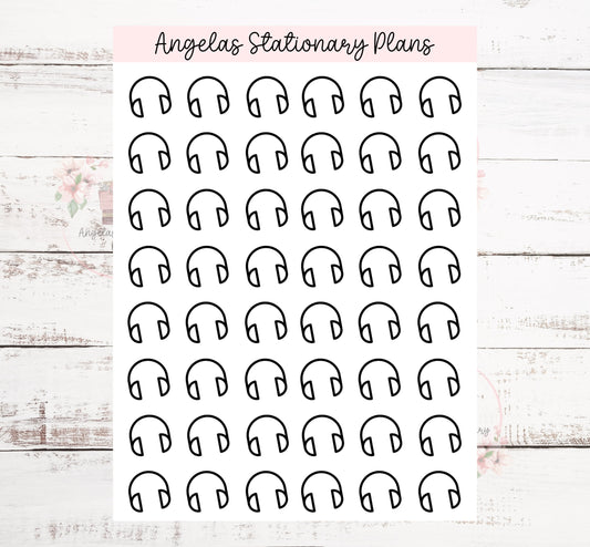Audio Book Tracker Stickers,Audiobook listening Tracking Stickers ,Reading Planner Journals,Bujo, Scrapbooks, Calendars, 2.4,4x6,5x7